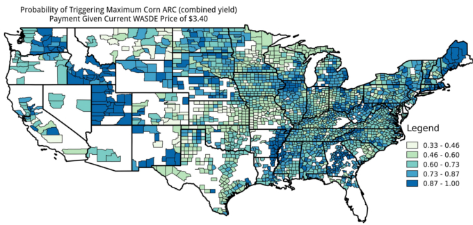 Modeling Corn ARC Payment Probabilities by County